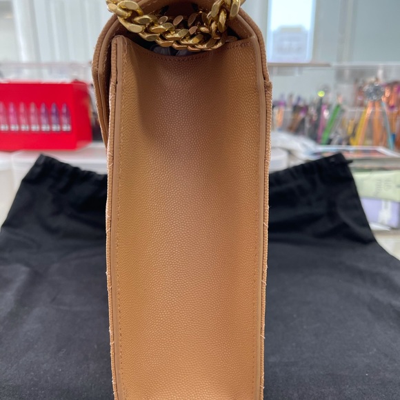 YSL - LARGE ENVELOP BAG - COLOUR: SADDLE - Picture 7 of 15